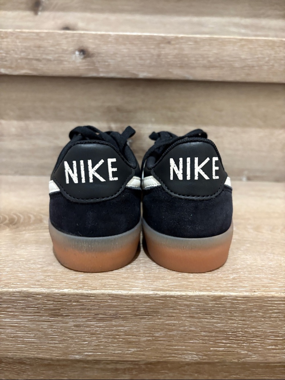 NEW [Nike] Killshot 2 Low Top Sneakers Black/Gum Yellow/Sail Womens 6.5, Youth 5 - Picture 7 of 12